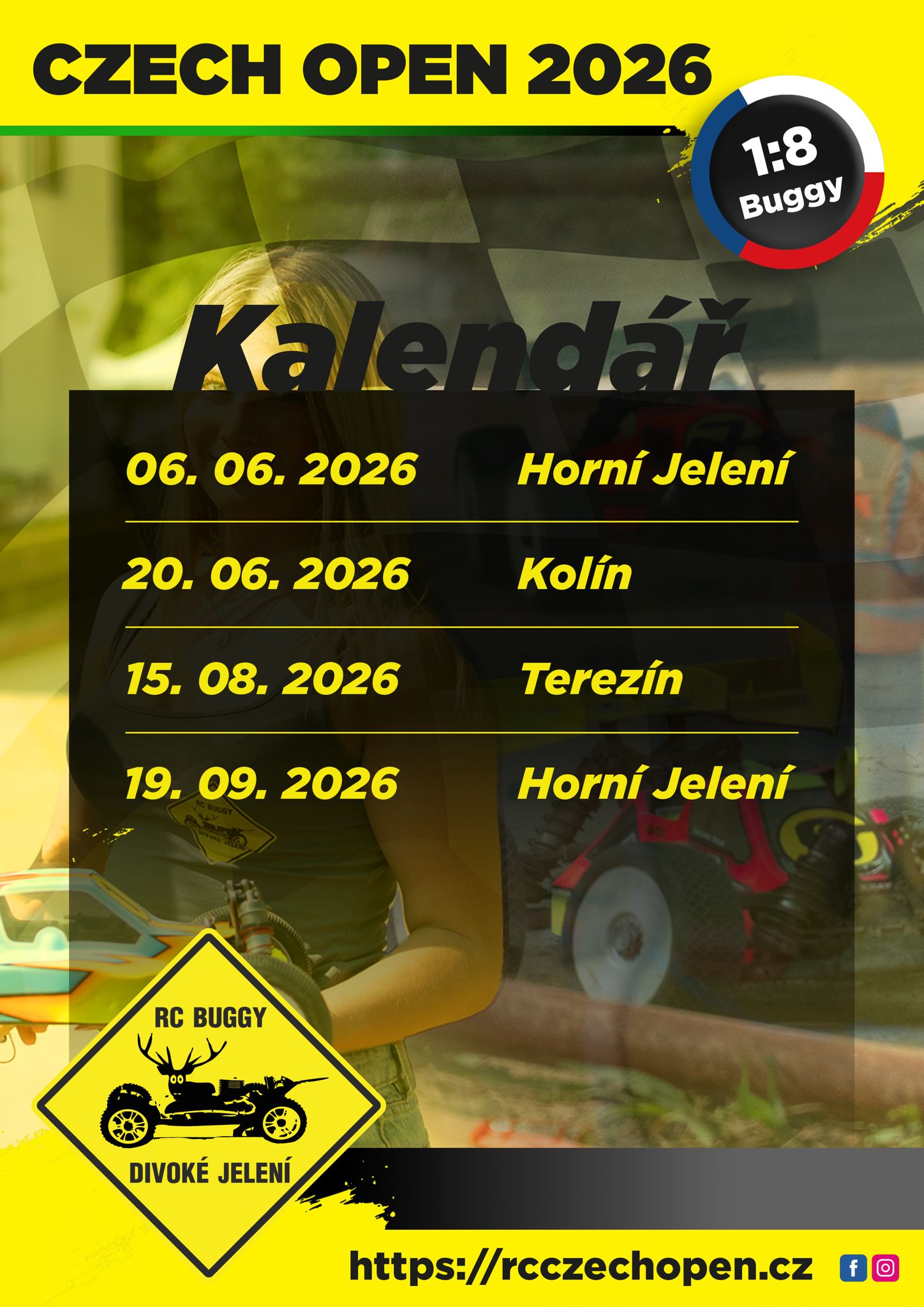 Kalendář Czech Open Series 2026